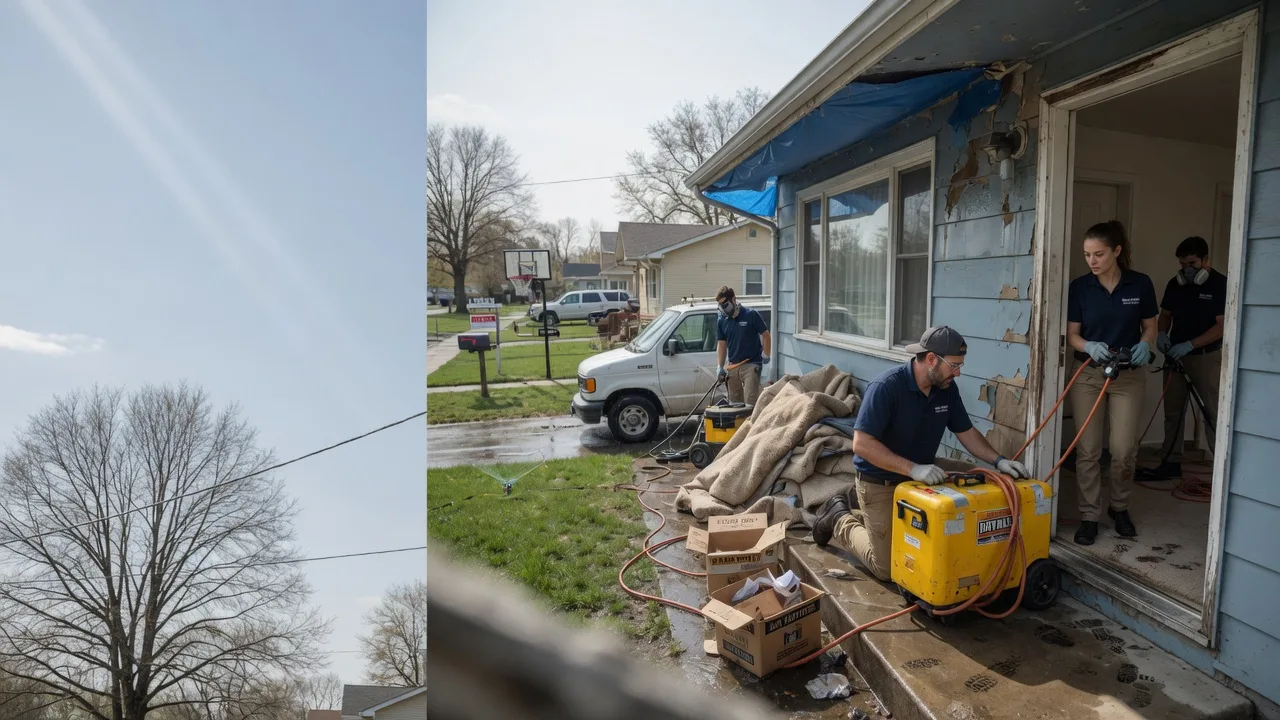Basement Flood Cleanup in Middleport, NY near me